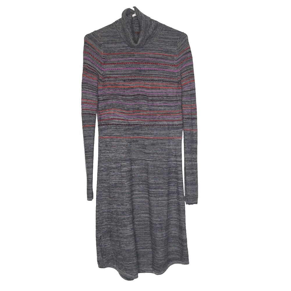 Krimson Klover Wool Blend Turtleneck Sweater Dress S Apres-Ski Outdoors Cabin